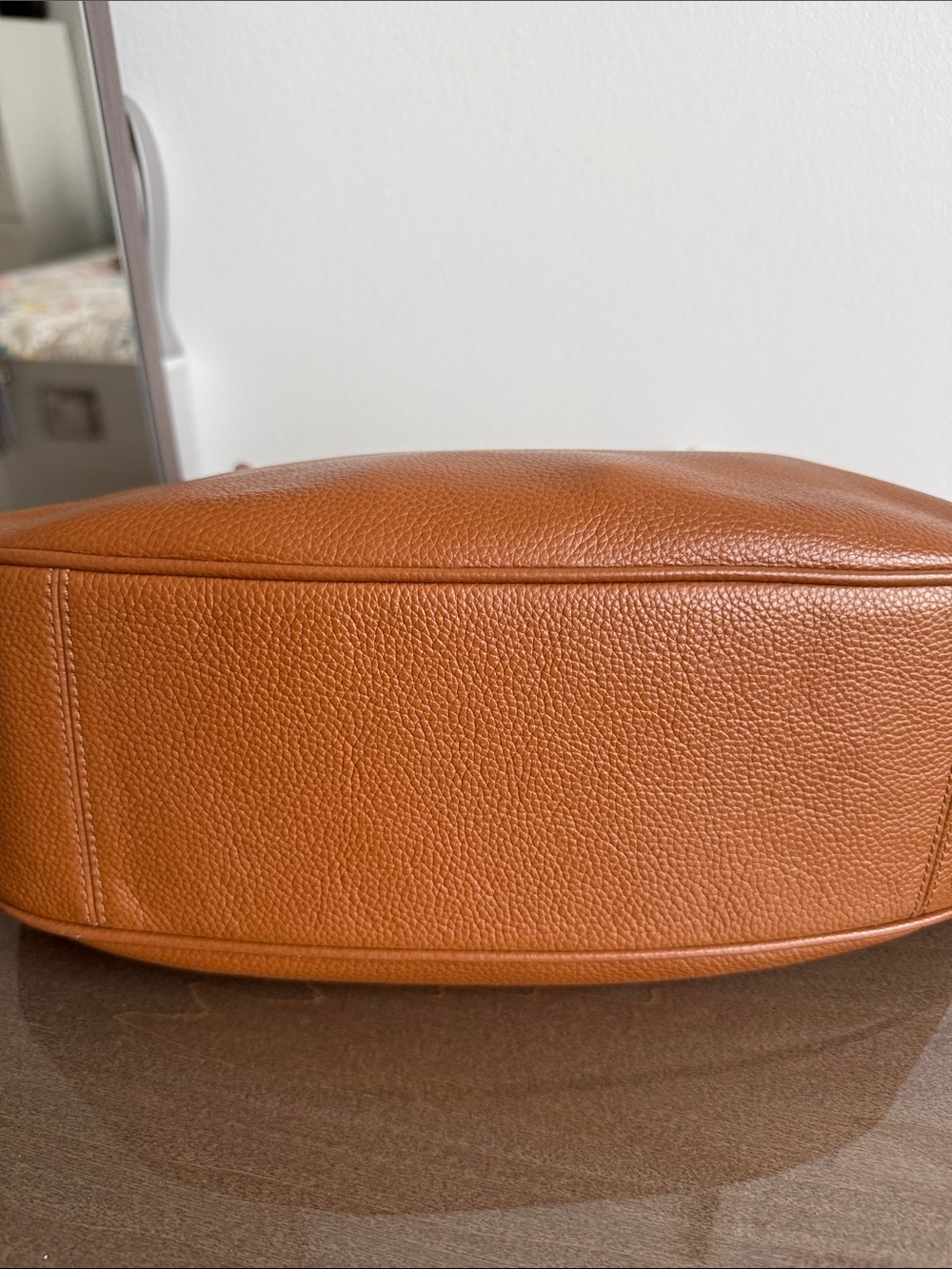 Coach Pebbled Leather authentic Shoulder Hobo in Cognac Brown - Picture 6 of 12